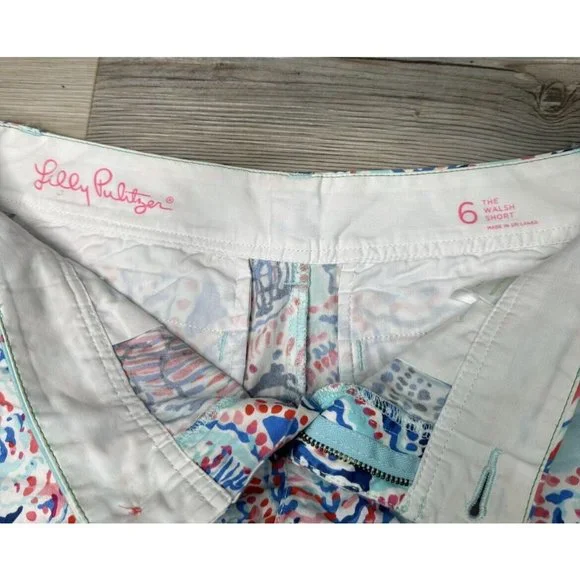 Lilly Pulitzer Walsh Shell Me About It Shorts - Picture 2 of 3